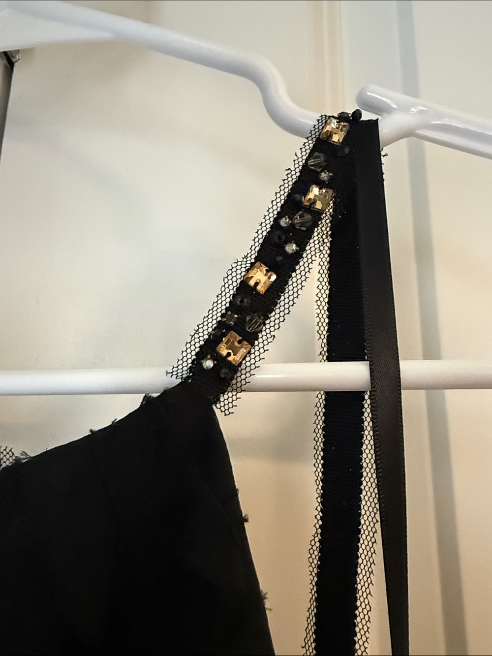 BCBGMaxAzria Black Tiered Halter Maxi Dress - Picture 3 of 8